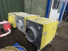 3 X ENVIROVAC EVAC 5400 DUST EXTRACTION/FILTER UNITS, 110VOLT POWERED. SOURCED FROM DEPOT CLOSURE.