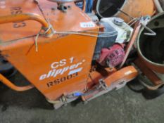CLIPPER CS1 PETROL ENGINED FLOOR SAW, 18" BLADE CAPACITY. WHNE TESTED WAS SEEN TO START, RUN AND SHA