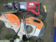 STIHL TS410 PETROL SAW.