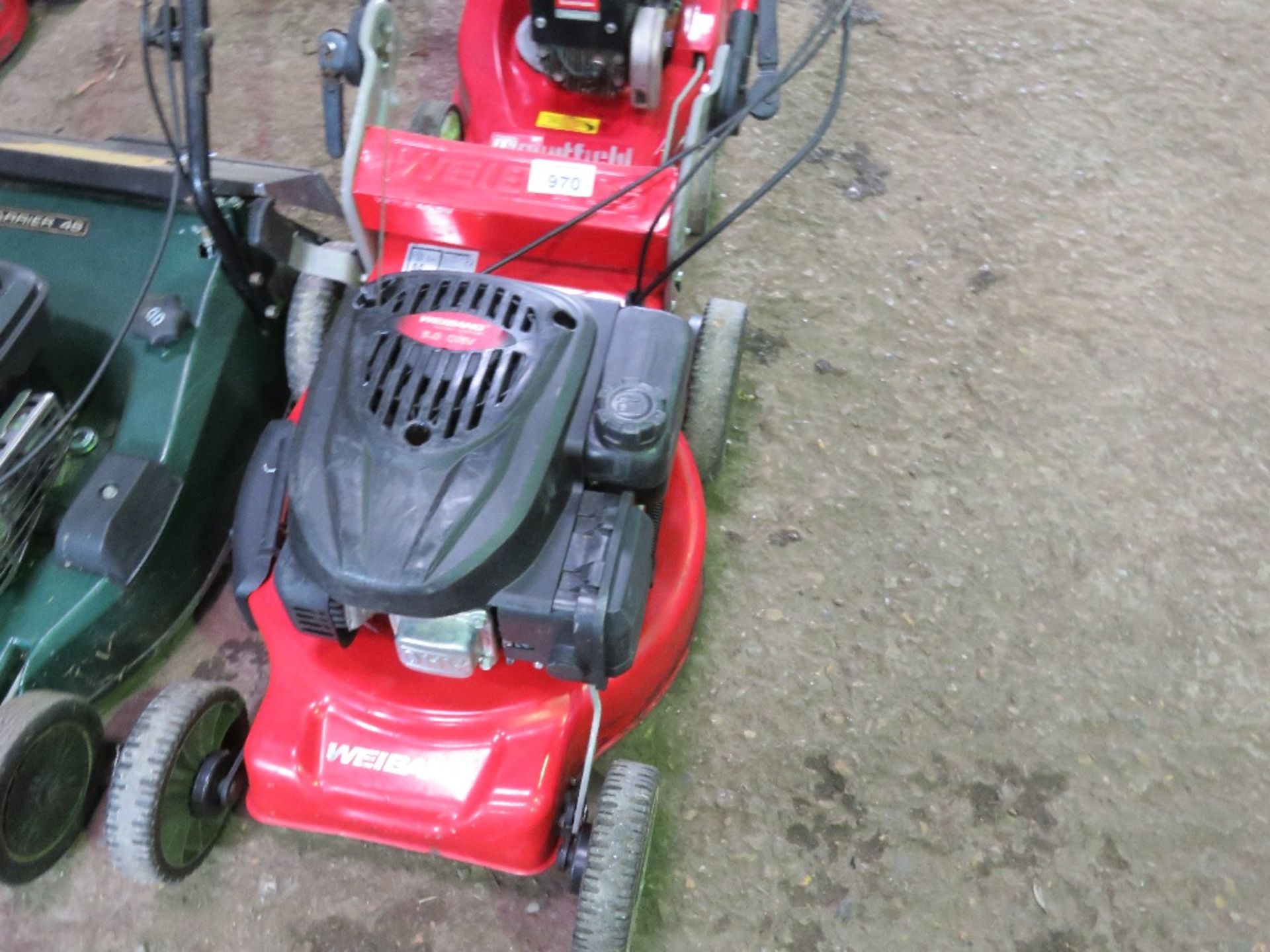 WEIBANG PETROL MOWER, NO BOX/COLLECTOR. THIS LOT IS SOLD UNDER THE AUCTIONEERS MARGIN SCHEME, THERE
