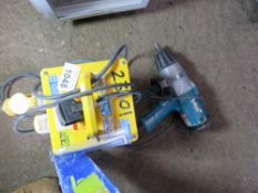 MAKITA 110VOLT NUT GUN PLUS A TRANSFORMER.