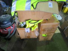 6 X BOXES OF HIGH VIZ WAISTCOATS, BRANDED. SOURCED FROM COMPANY LIQUIDATION. THIS LOT IS SOLD UNDER