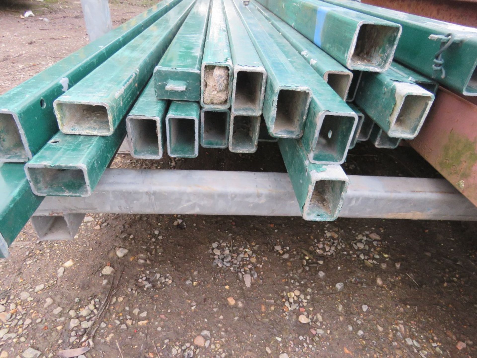QUANTITY OF GREEN FENCE POSTS, 10FT LENGTH APPROX. THIS LOT IS SOLD UNDER THE AUCTIONEERS MARGIN SCH - Image 2 of 3