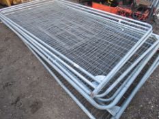 8 X HERAS TYPE TEMPORARY SITE PANELS. THIS LOT IS SOLD UNDER THE AUCTIONEERS MARGIN SCHEME, THEREFOR