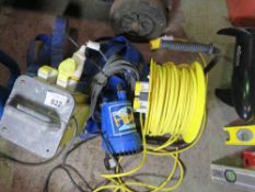 HIPPO 110VOLT SUBMERSIBLE WATER PUMP WITH A TRANSFORMER AND EXTENSION LEAD. THIS LOT IS SOLD UNDER T