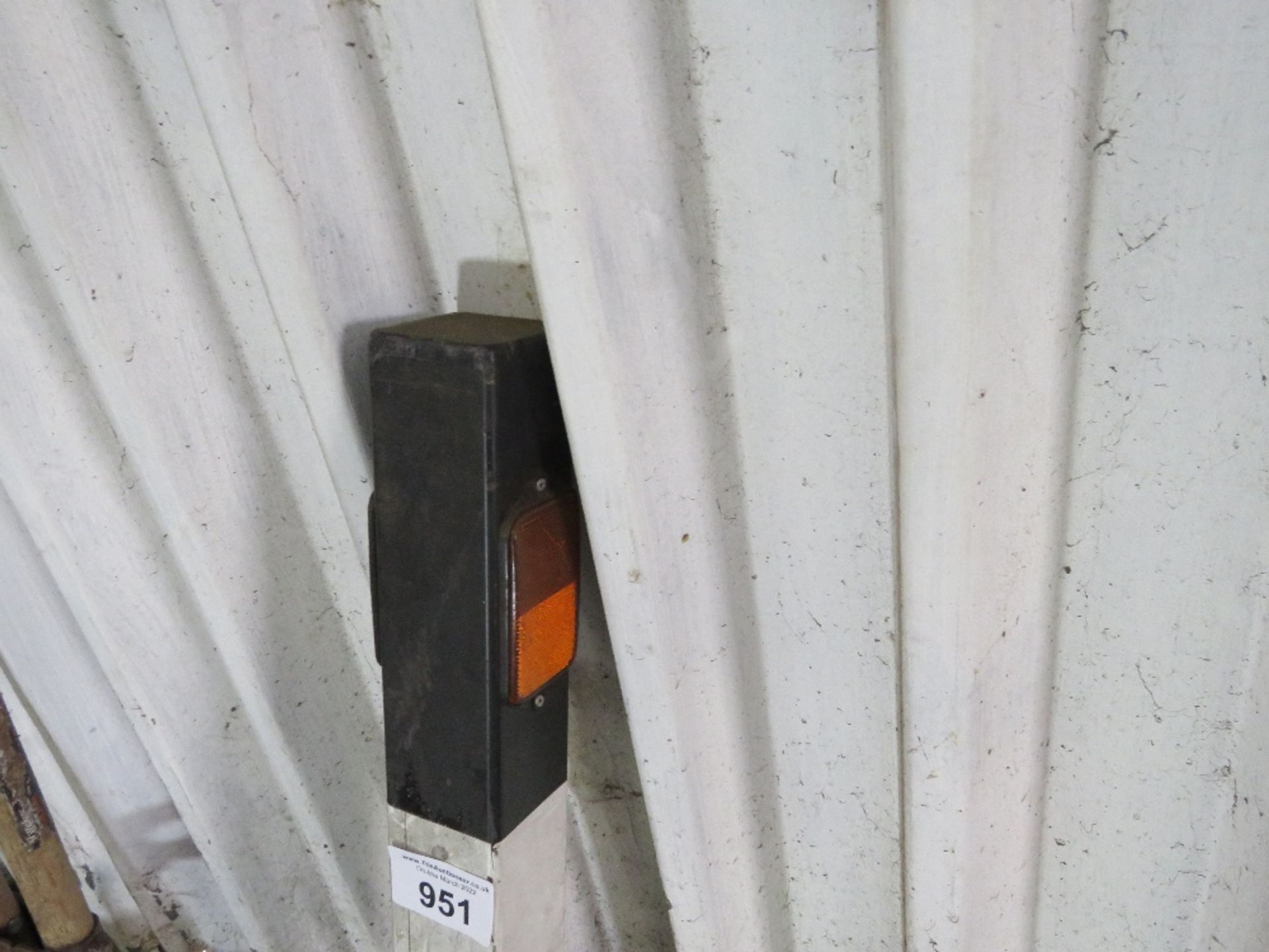 PULL OUT SECURITY POST, PADLOCK SECURED. SOURCED FROM DEPOT CLEARANCE. - Image 2 of 2