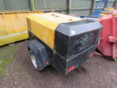 INGERSOLL RAND 741 COMPRESSOR, YEAR 2007. 2403 REC HOURS. SN:424870. WHEN TESTED WAS SEEN TO RUN AND