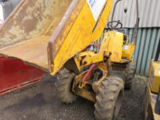 THWAITES 1 TONNE HIGH TIP DUMPER, YEAR 2005. 3184 REC HOURS. SN:SLCM201ZZ503A7371. DIRECT FROM LOCAL