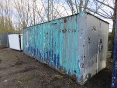 SECURE STORE, 20FT LENGTH APPROX. THIS LOT IS SOLD UNDER THE AUCTIONEERS MARGIN SCHEME, THEREFORE NO