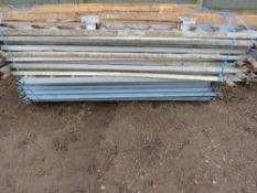 STACK OF SOLID TEMPORARY SITE PANELS, 6FT HEIGHT X 7FT WIDTH APPROX. 22NO IN TOTAL APPROX.