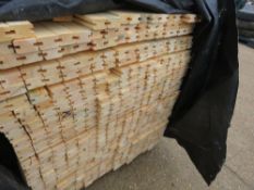 LARGE PACK OF H SECTION UNTREATED TIMBER BATTENS. SIZE 1.57M LENGTH X 55MM X 35MM APPROX.