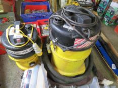 2 X 110VOLT INDUSTRIAL VACUUMS.