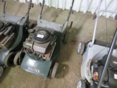 HAYTER JUBILEE 43 PETROL ENGINED MOWER. THIS LOT IS SOLD UNDER THE AUCTIONEERS MARGIN SCHEME, THERE