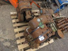 PALLET CONTAINING 3 X PETROL STATIONARY ENGINES. THIS LOT IS SOLD UNDER THE AUCTIONEERS MARGIN SCHEM