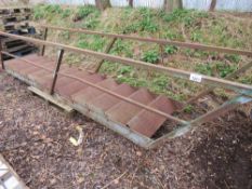 FIRE ESCAPE/CONTAINER STAIRS, 3FT WIDE X 12FT LENGTH APPROX. THIS LOT IS SOLD UNDER THE AUCTIONEERS