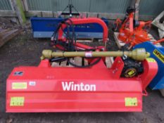 WINTON AGLM 150 TRACTOR MOUNTED FLAIL MOWER WITH HYDRAULIC OFFSET, 1.5M WIDTH, YEAR 2021.