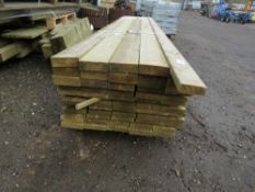 LARGE PACK OF DECKING BOARDS AND OTHER JOISTS/BOARDS, 12FT LENGTH APPROX.