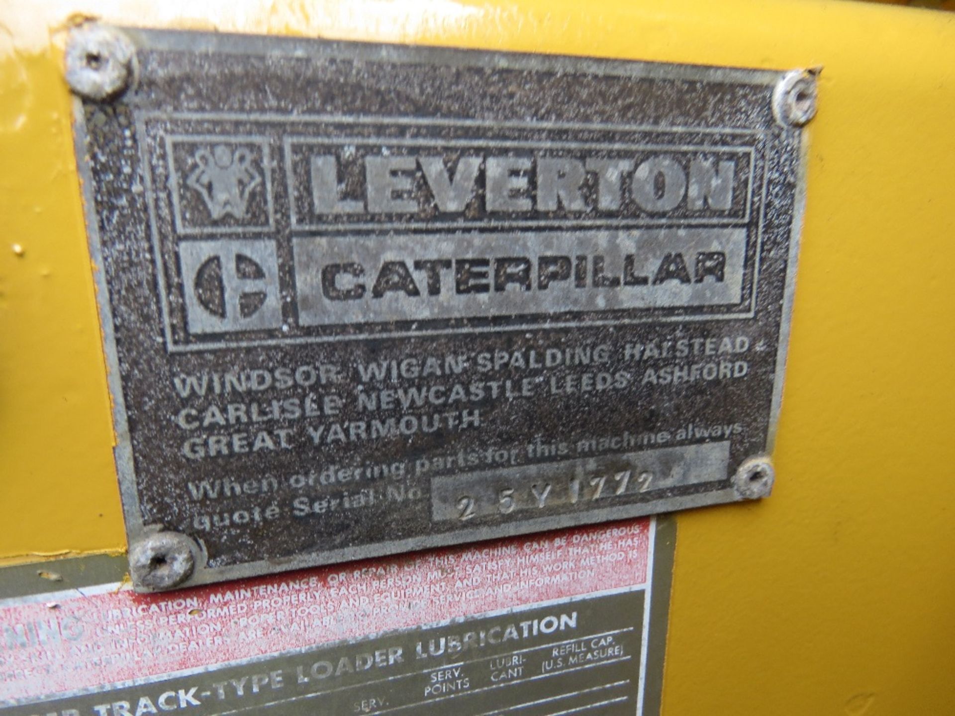 CATERPILLAR 931B TRACKED LOADING SHOVEL. - Image 5 of 7