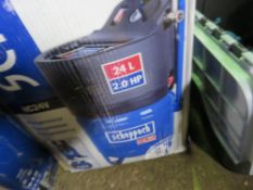 STEPPACH 24LITRE UPRIGHT COMPRESSOR, BOXED, CONDITION UNKNOWN, SOURCED FROM DEPOT CLEARANCE..