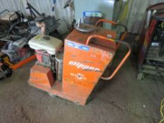 CLIPPER HEAVY DUTY PETROL ENGINED FLOOR SAW.