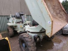 benford swivel skip 5 tonne dumper. when tested was seen to drive, steer, brake and tip. sn:SLBDN00E