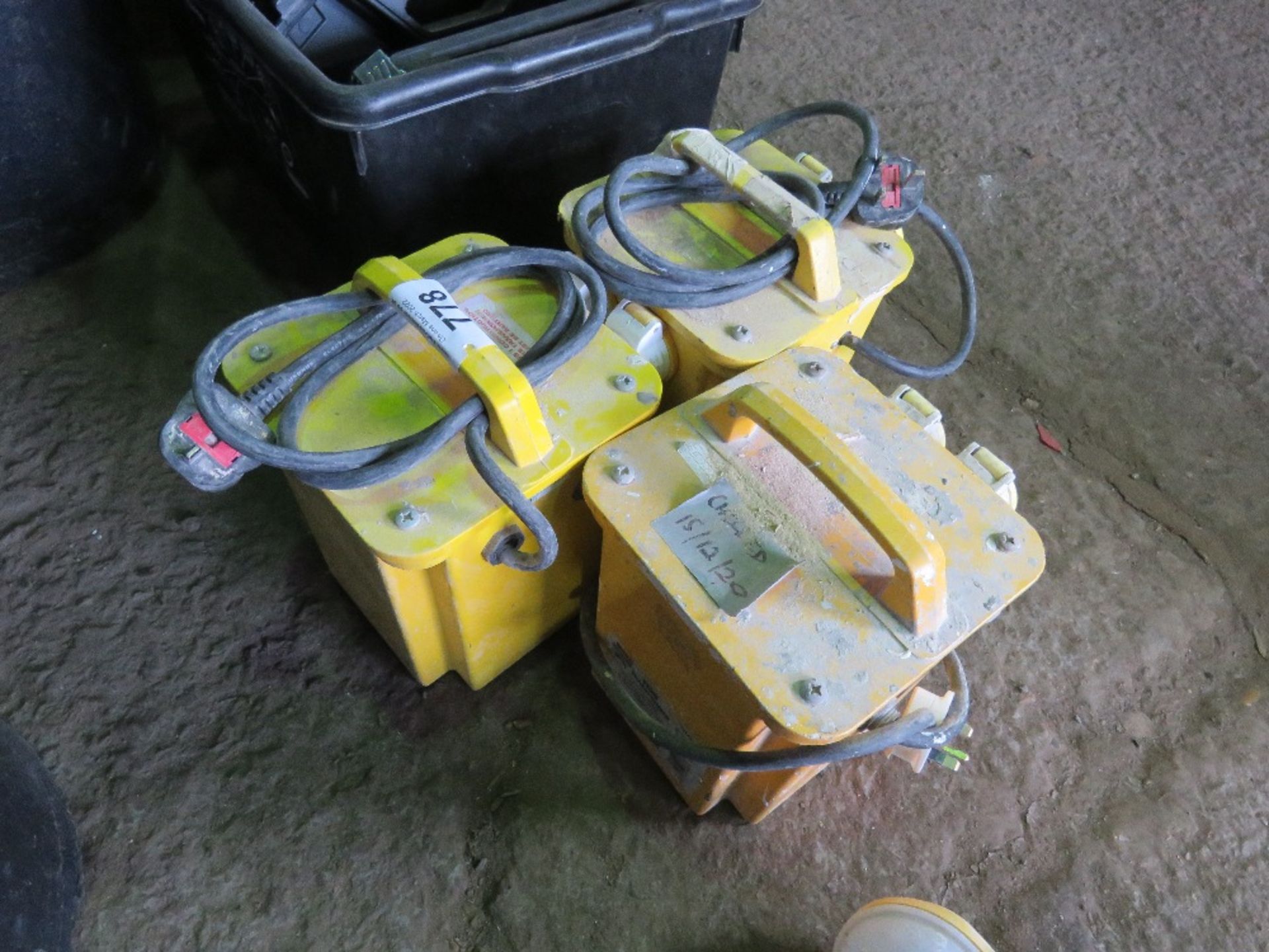 3 X 110VOLT TRANSFORMERS. SOURCED FROM COMPANY LIQUIDATION. THIS LOT IS SOLD UNDER THE AUCTIONEERS - Image 2 of 3