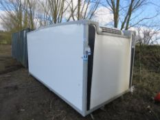 SLIPSTREAM CHILLED COMPARTMENT BODY FOR IVECO OR SIMILAR VAN, 13FT LENGTH APPROX. ROLLER SHUTTER DOO