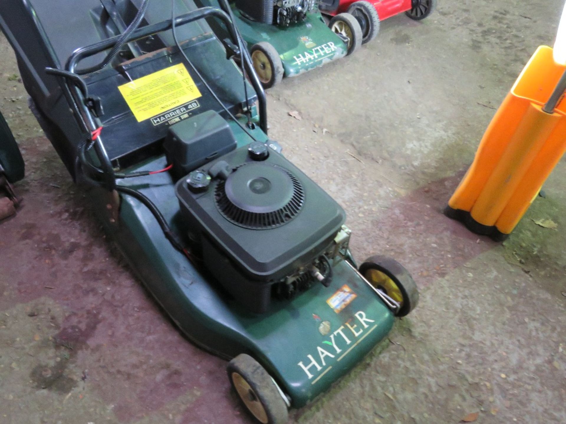 HAYTER HARRIER 48 ELECTRIC START ROLLER PETROL MOWER, WITH BOX/COLLECTOR. THIS LOT IS SOLD UNDER TH - Image 3 of 4