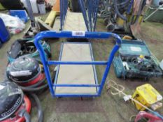 SMALL 4 WHEEL TROLLEY. SOURCED FROM COMPANY LIQUIDATION. THIS LOT IS SOLD UNDER THE AUCTIONEERS MAR