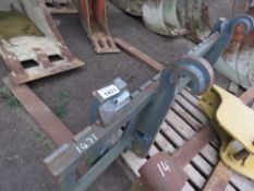 VOLVO LOADING SHOVEL PALLET FORK ATTACHMENT, INCLUDING BACKPLATE, MODEL:2878775.. DIRECT FROM LOCAL