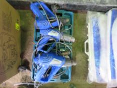 4 X SILVERLINE 240VOLT HOT AIR GUNS. SOURCED FROM COMPANY LIQUIDATION. THIS LOT IS SOLD UNDER THE A