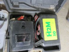 H2M MINI INVERTER WELDER SET IN A CASE. 240VOLT POWERED.