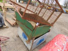 3 X ASSORTED STILLAGE BINS. THIS LOT IS SOLD UNDER THE AUCTIONEERS MARGIN SCHEME, THEREFORE NO VAT W