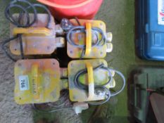 4 X 110VOLT TRANSFORMERS. SOURCED FROM COMPANY LIQUIDATION. THIS LOT IS SOLD UNDER THE AUCTIONEERS