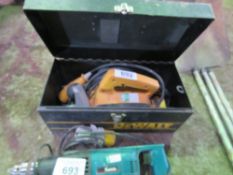 DEWALT 110VOLT PLANER. SOURCED FROM COMPANY LIQUIDATION. THIS LOT IS SOLD UNDER THE AUCTIONEERS MAR