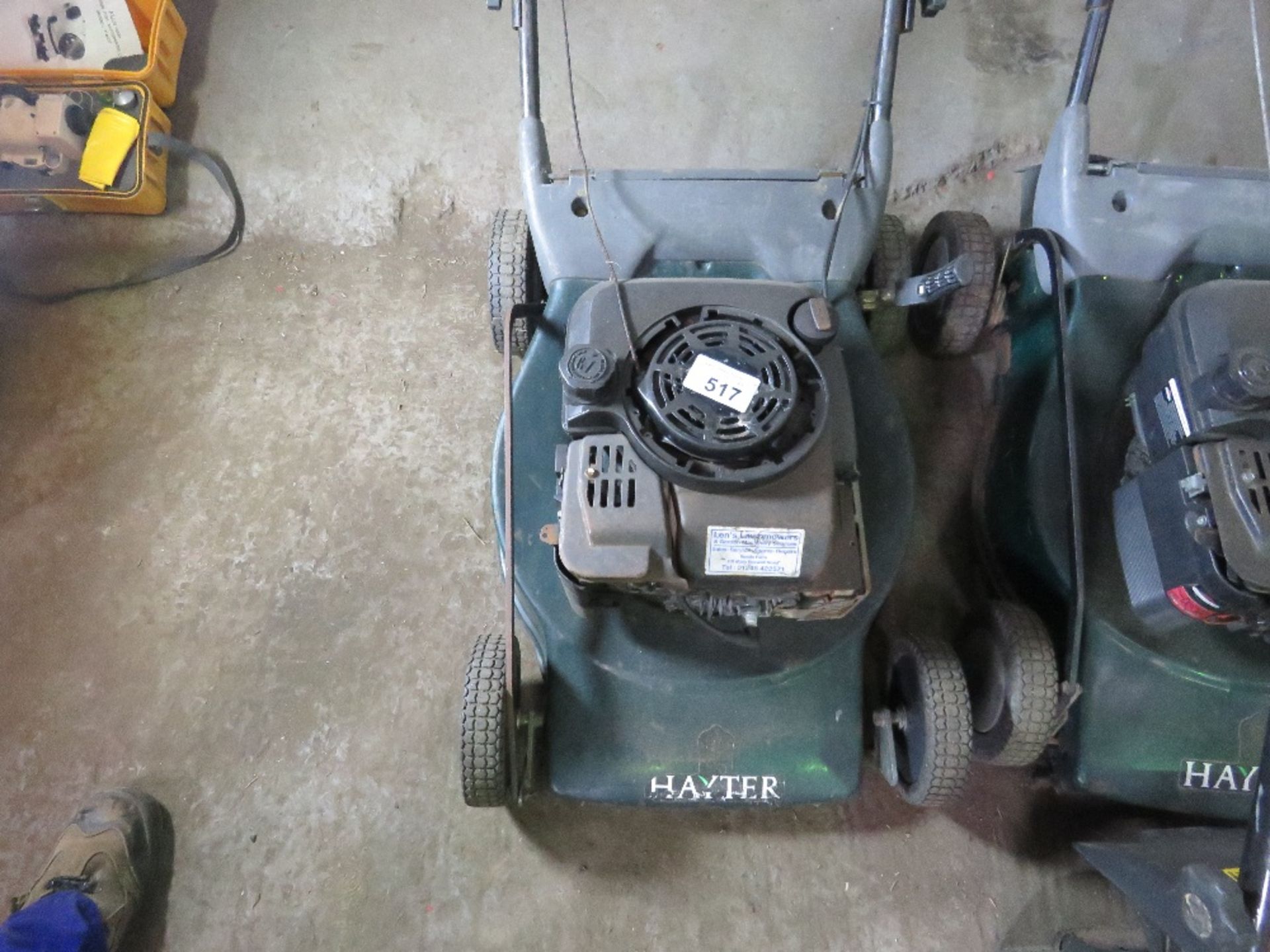 HAYTER PETROL ENGINED LAWNMOWER. THIS LOT IS SOLD UNDER THE AUCTIONEERS MARGIN SCHEME, THEREFORE NO - Image 2 of 2