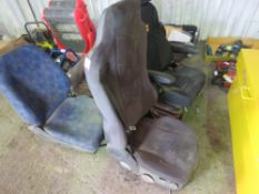 4 X PRE USED MACHINE SEATS.