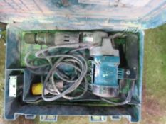 MAKITA 110VOLT BREAKER DRILL IN BOX. SOURCED FROM COMPANY LIQUIDATION. THIS LOT IS SOLD UNDER THE A