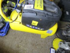 STANLEY 240VOLT POWERED MINI COMPRESSOR. THIS LOT IS SOLD UNDER THE AUCTIONEERS MARGIN SCHEME, THERE