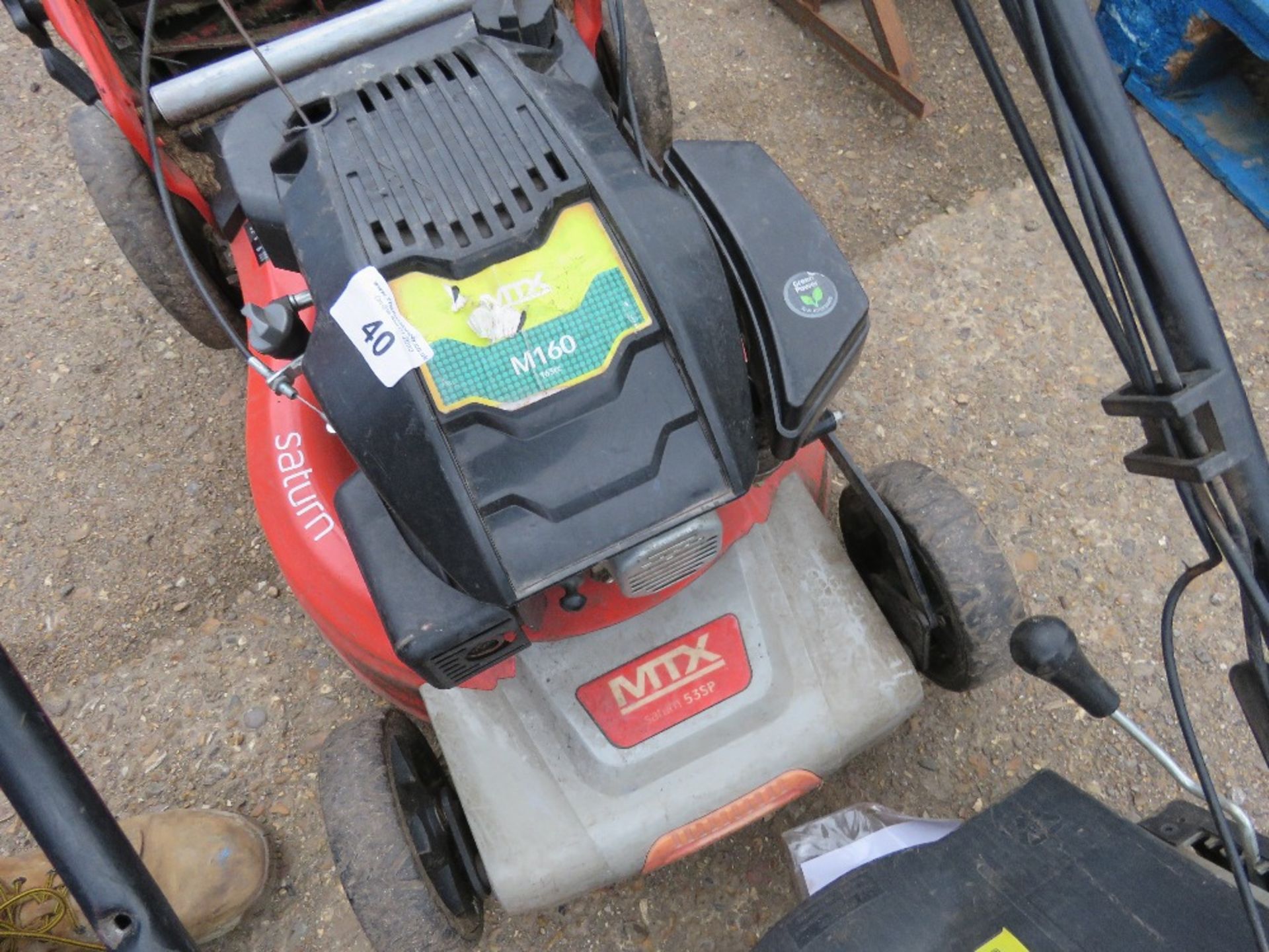 SATURN PETROL ENGINED MOWER. NO VAT ON THE HAMMER PRICE OF THIS ITEM. - Image 3 of 3