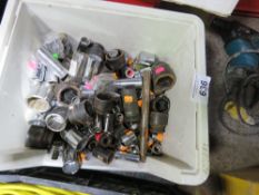 LARGE BOX OF HEAVY DUTY SOCKETS.