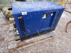AJC YANMAR ENGINED GENERATOR SET, 6KVA APPROX. PREVIOUSLY USED FOR POWERING WELFARE CABINS. SOLD AS