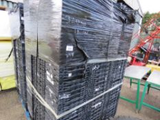 PALLET CONTAINING APPROXIMATELY 320NO 18LITRE STACKABLE PLASTIC TRAYS.