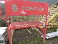 CONQUIP WASHING STATION FOR CONCRETE SKIPS WITH RAISED GANGWAY, YEAR 2012.