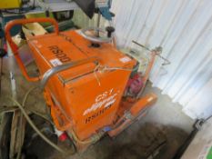 CLIPPER CS1 PETROL ENGINED FLOOR SAW, 18" BLADE CAPACITY. WHNE TESTED WAS SEEN TO START, RUN AND SHA