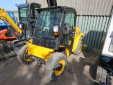 JCB 520-40 COMPACT SIZED TELEHANDLER, YEAR 2017. 1089 REC HOURS. SN:2314563. WHEN TESTED WAS SEEN TO