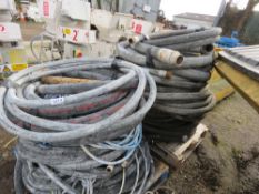 2 X LARGE PALLETS OF SCREED PUMP HOSES.