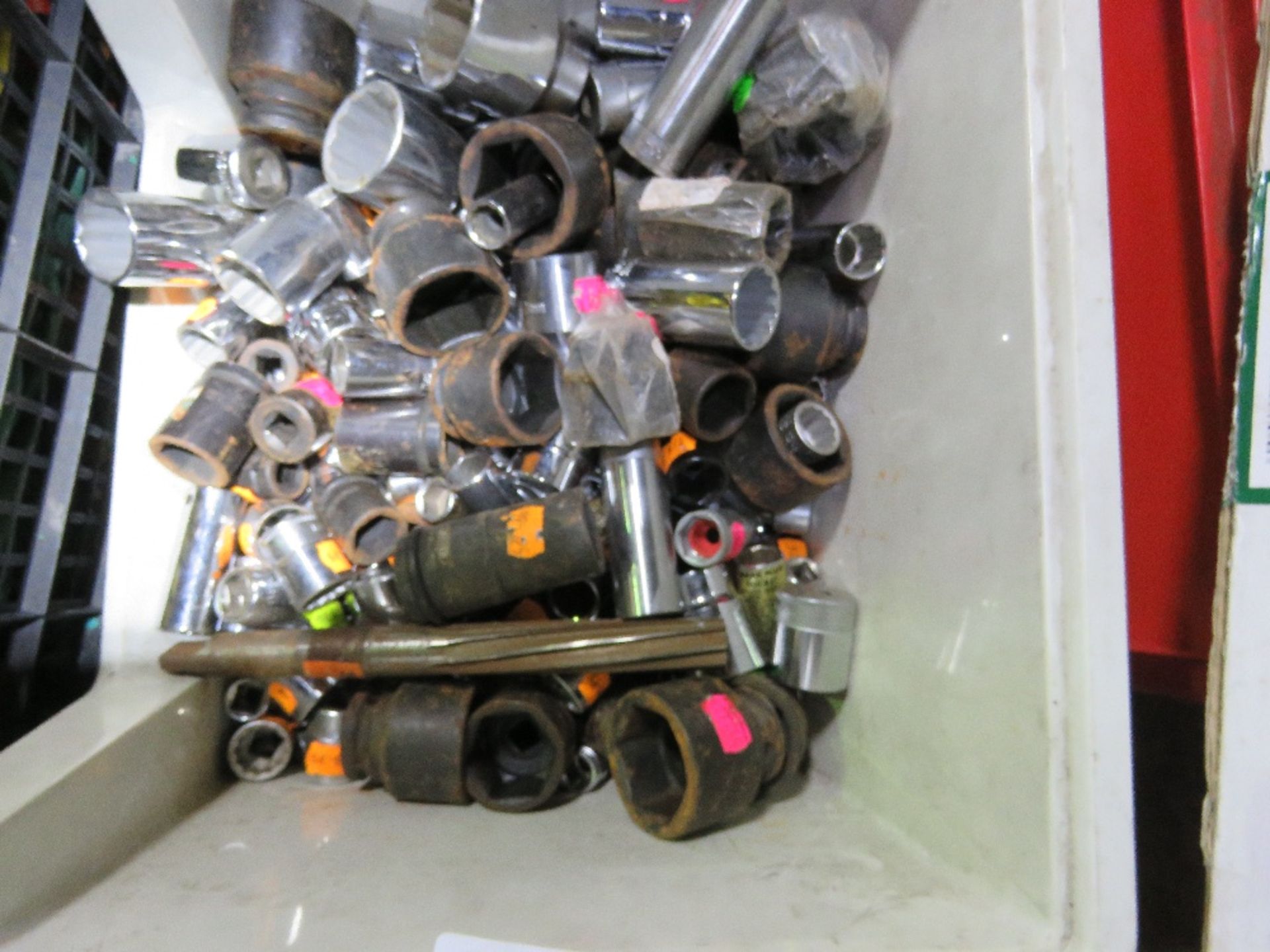 LARGE BOX OF HEAVY DUTY SOCKETS. - Image 2 of 2