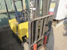 BID INCREMENT NOW £50 ON THIS LOT..HYSTER DIESEL S35XL 1.6TONNE RATED FORKLIFT TRUCK. 3.3M