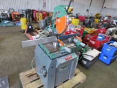 PERRIS 350 CROSS CUT METAL SAW, 3 PHASE POWERED, YEAR 2009 BUILD.